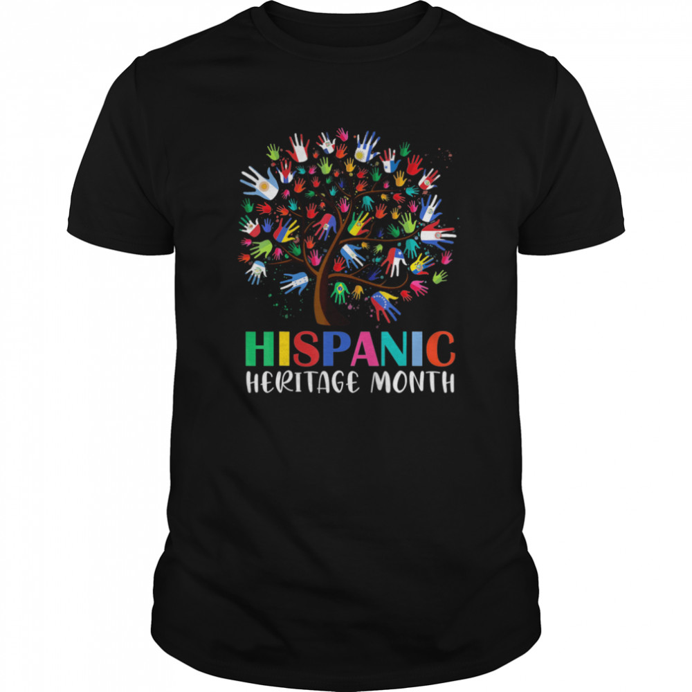 Hispanic Heritage Month Proud Hispanic Latino Americans  Classic Men's T-shirt