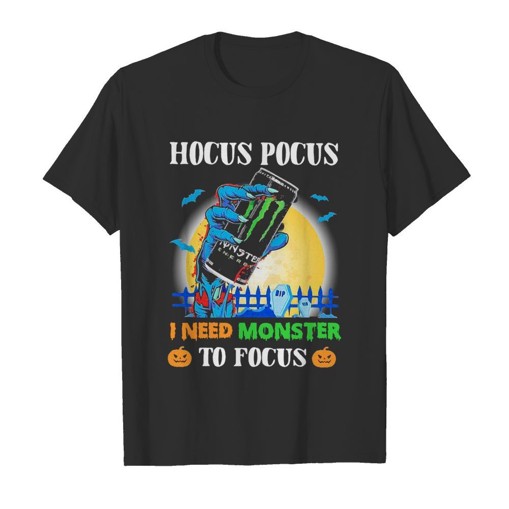 Hocus Pocus I Need Monster To Focus  Classic Men's T-shirt