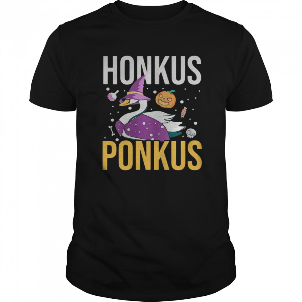 Honkus Ponkus Shirt Funny Halloween Witches Duck Gifts shirt