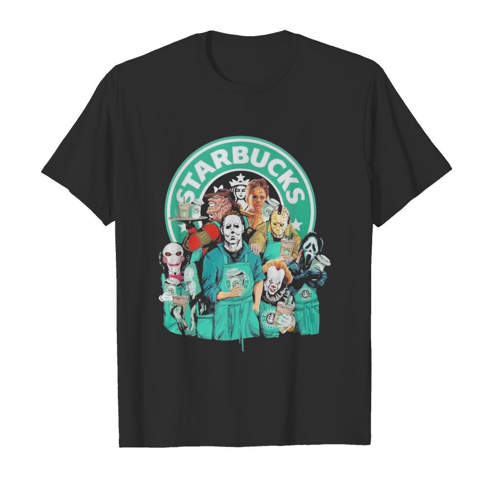 Horror Movie Character Starbucks shirt