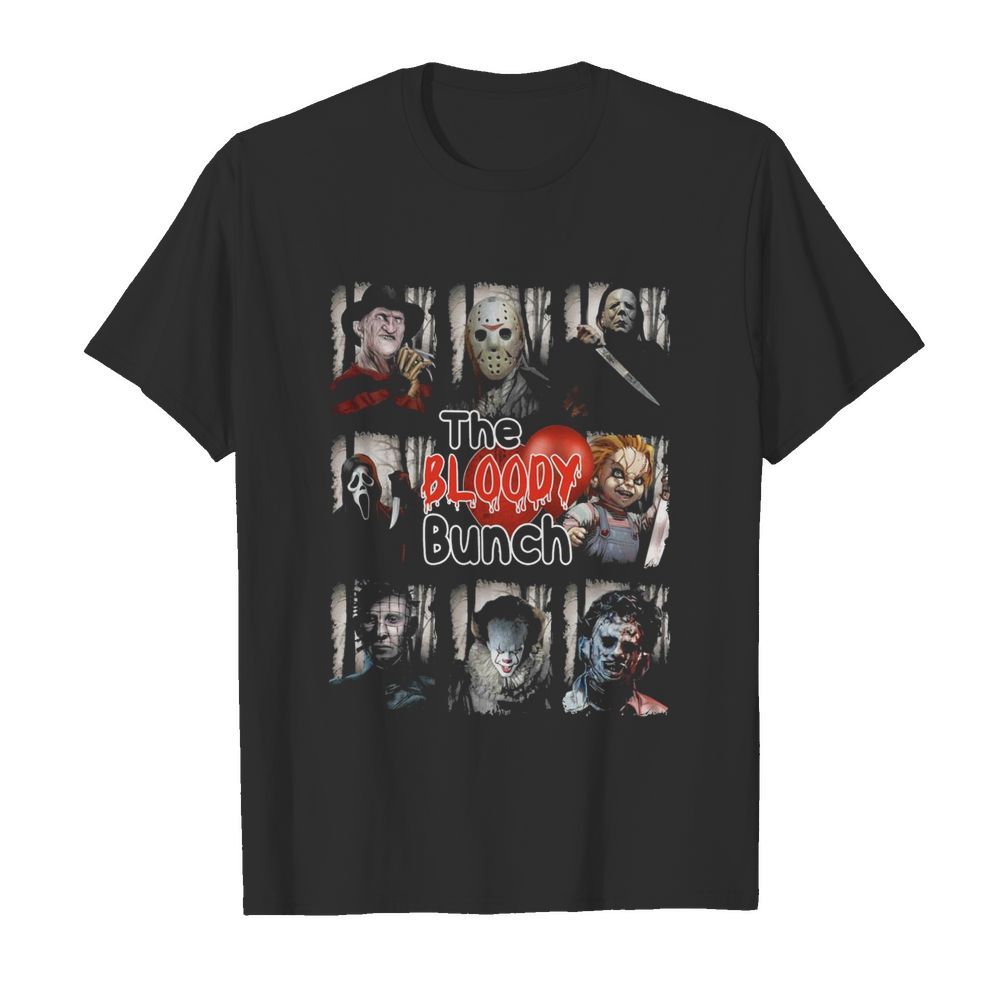 Horror Movie Character The Bloody Bunch shirt