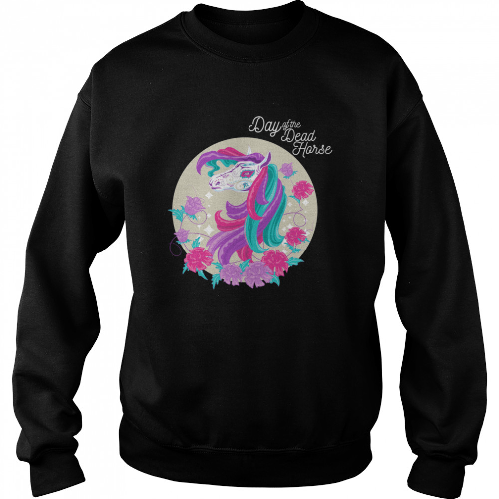 Hot Day Of Dead Horse Sugar Color  Unisex Sweatshirt