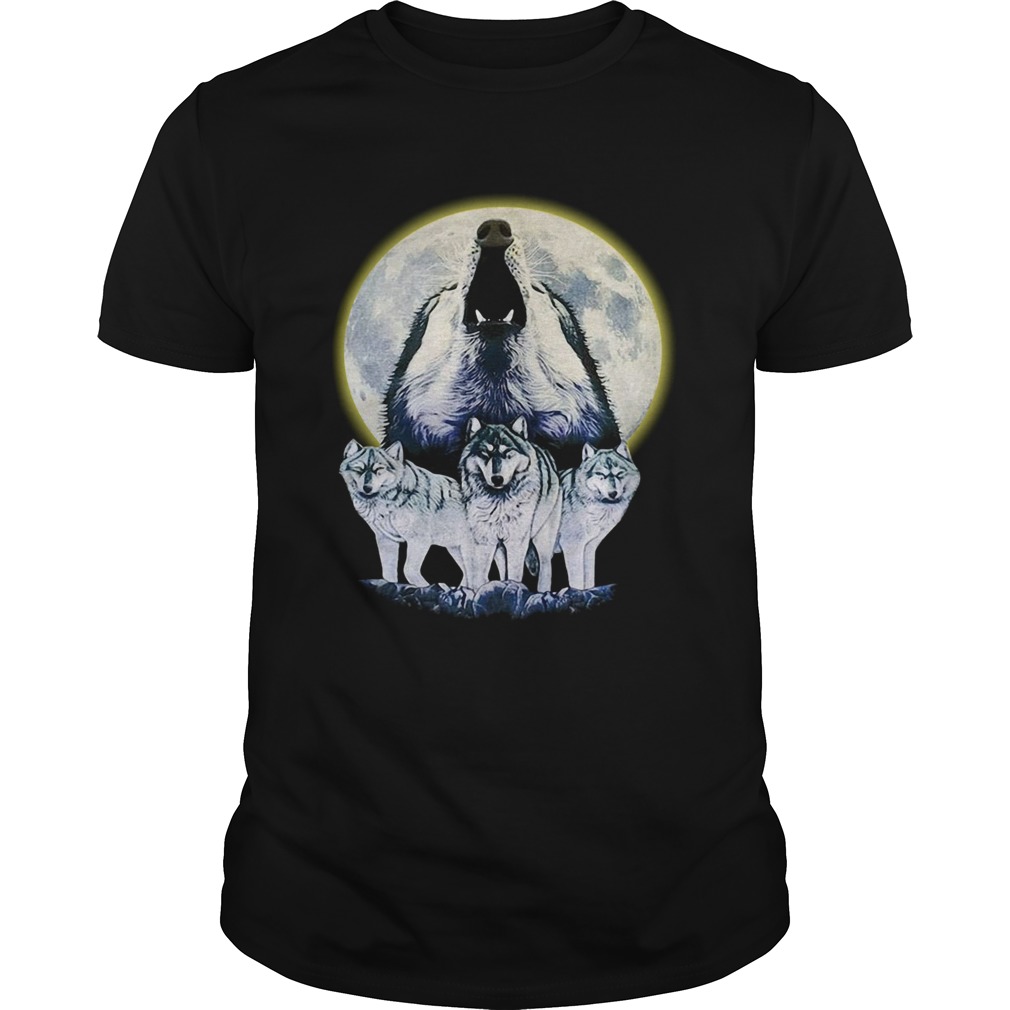 Howl At The Moon Vintage Wolf  Unisex