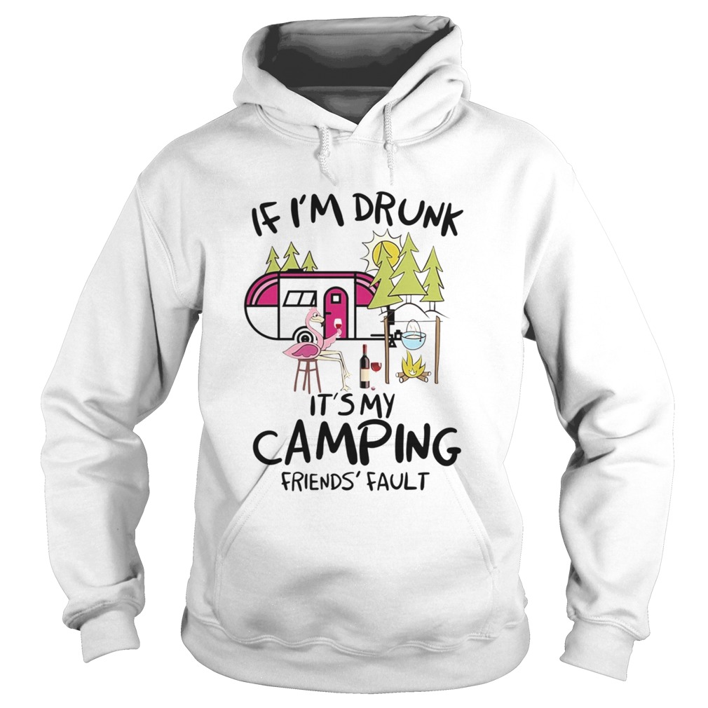 If Im Drunk Its My Camping Friends Fault  Hoodie