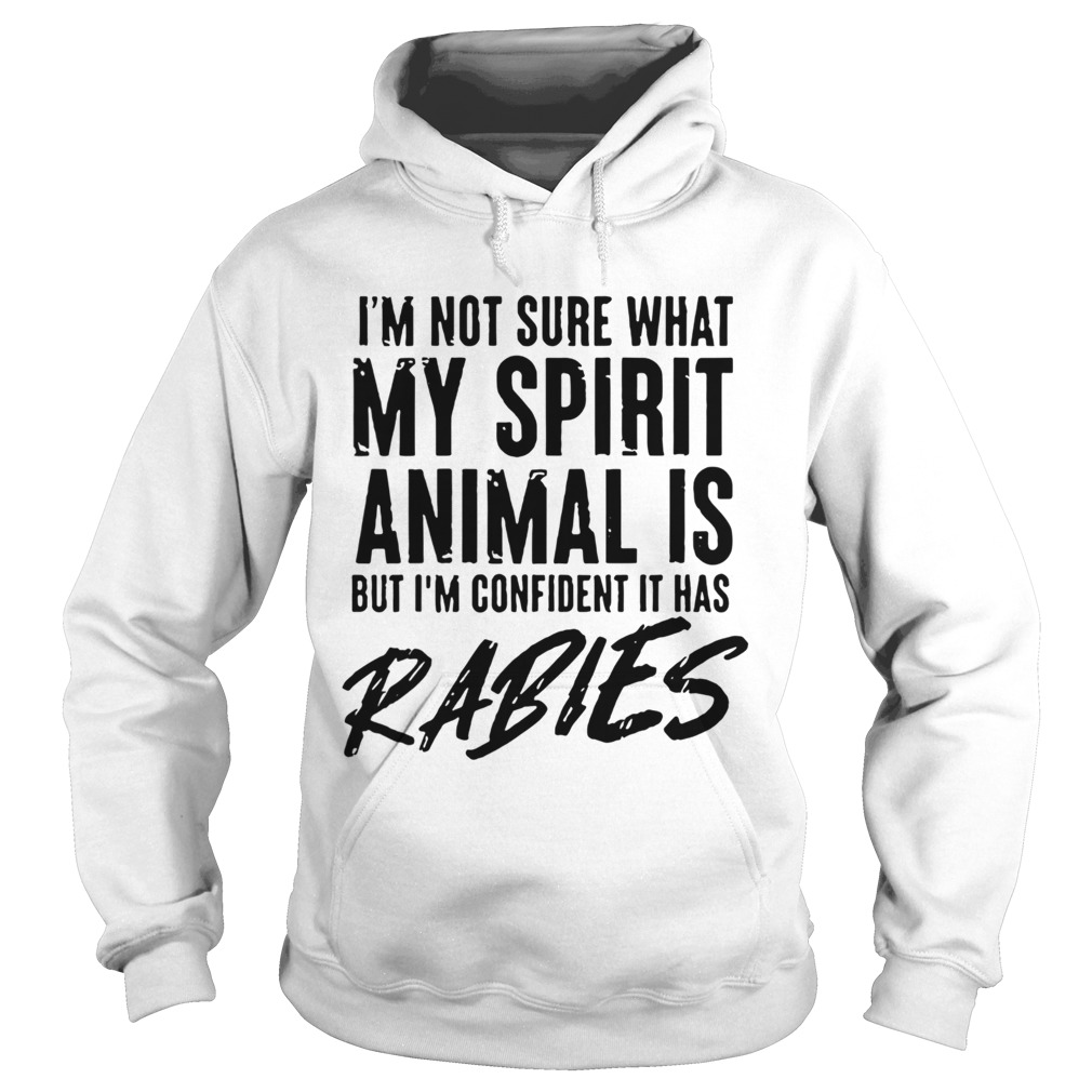 Im Not Sure What My Spirit Animal Is But Im Confident It Has Rabies  Hoodie