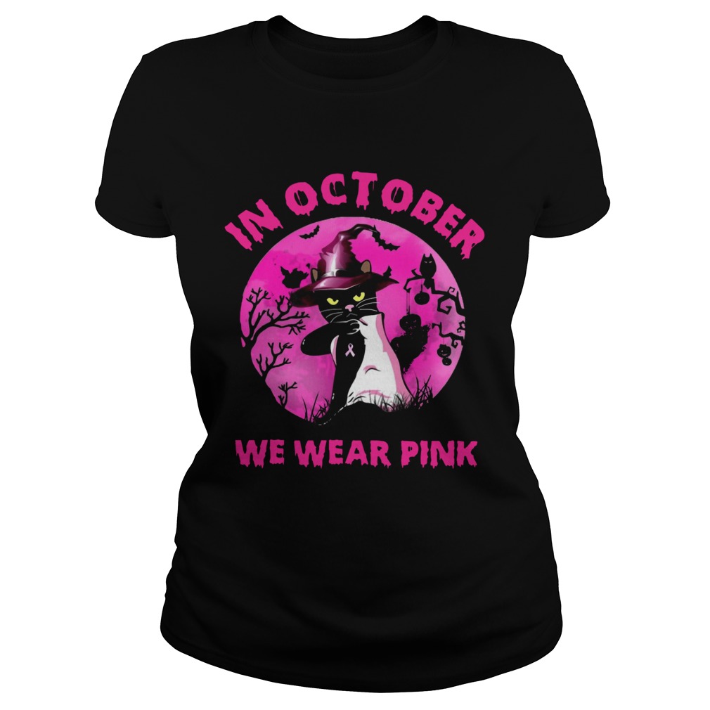 In October We Wear Pink Pumpkin  Classic Ladies