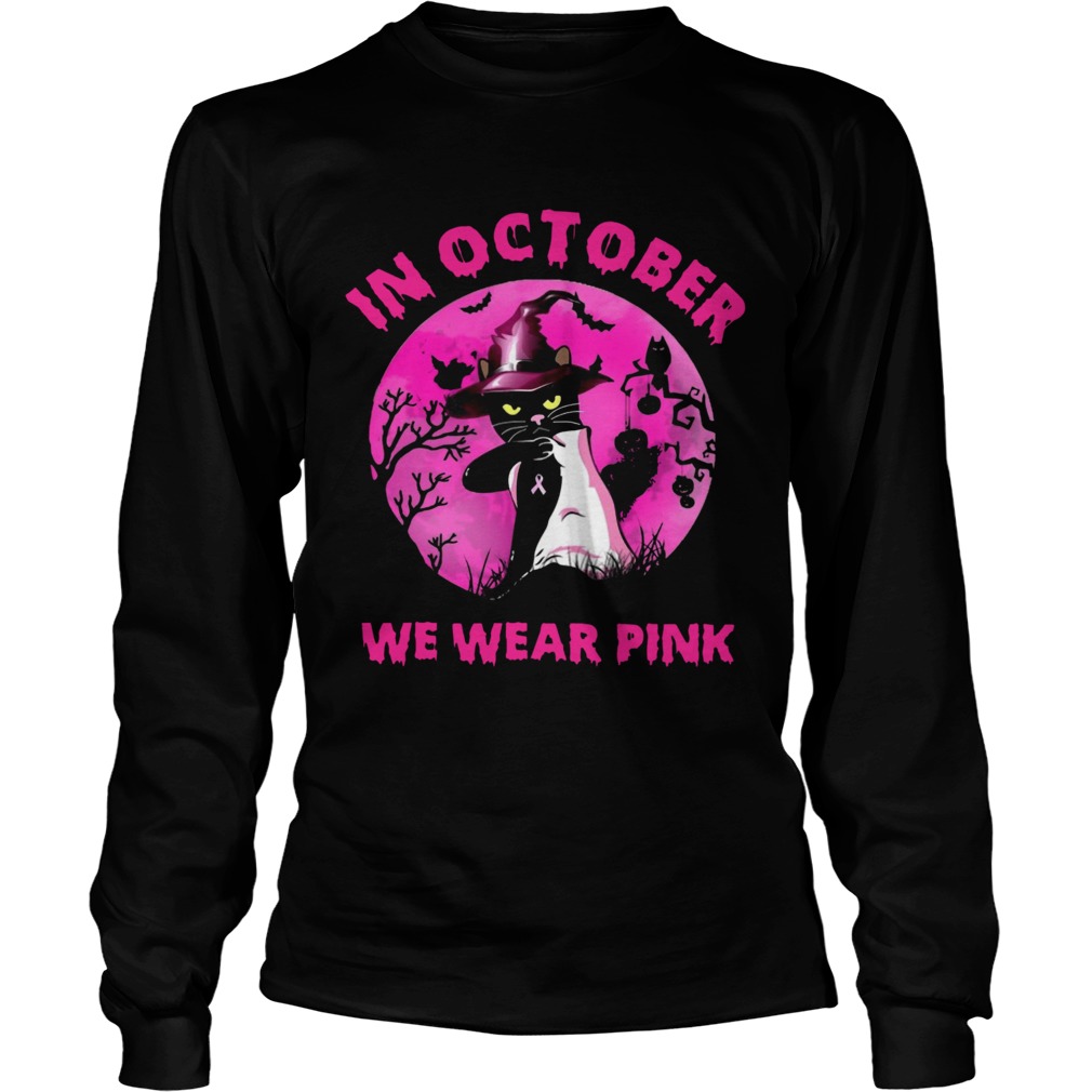 In October We Wear Pink Pumpkin  Long Sleeve