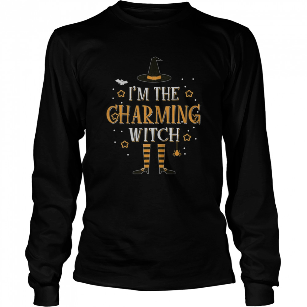 I’m The Charming Witch Halloween Matching Group Costume  Long Sleeved T-shirt