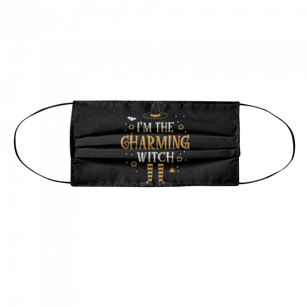 I’m The Charming Witch Halloween Matching Group Costume  Cloth Face Mask