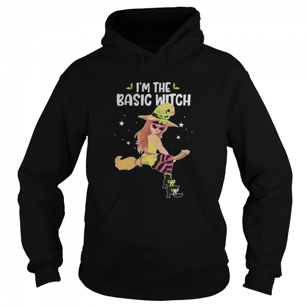 I’m the Basic Witch Funny Halloween Matching Group Costume  Unisex Hoodie