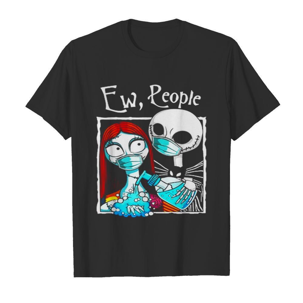 Jack And Sally Wearing Facemask Hand Sanitizer shirt