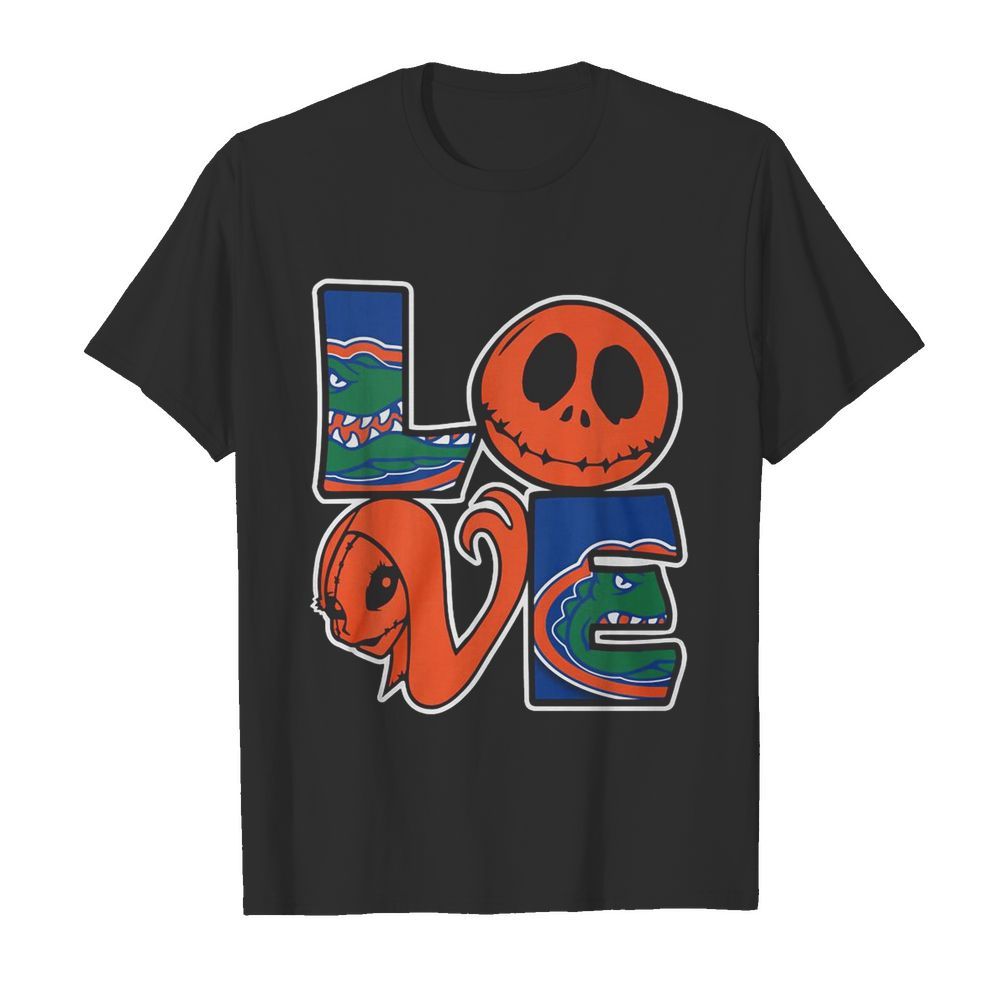 Jack Skellington And Sally Love Florida Gators shirt