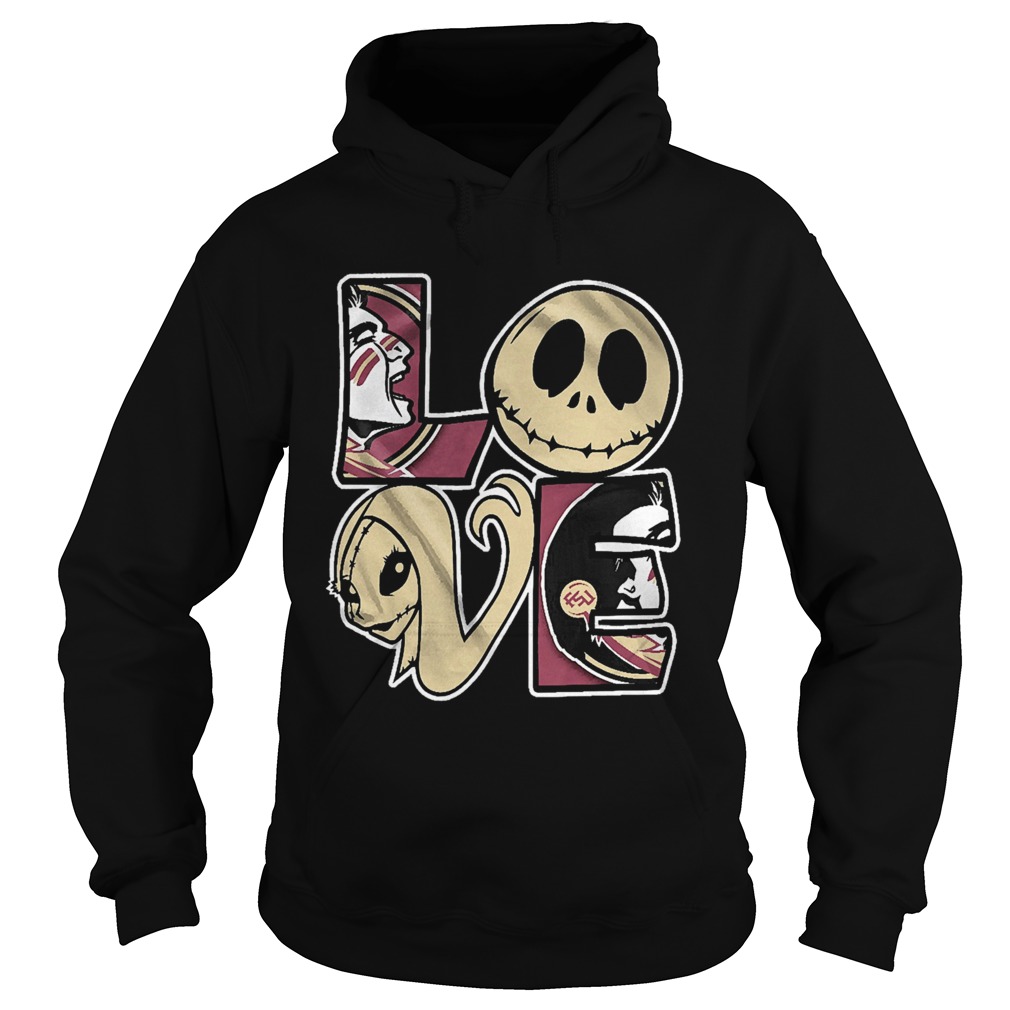 Jack Skellington And Sally Love  Hoodie