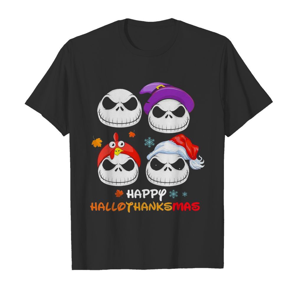 Jack Skellington Happy Hallothanksmas shirt