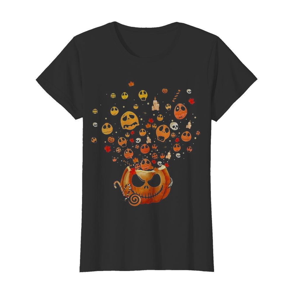 Jack Skellington Pumpkin Halloween  Classic Women's T-shirt