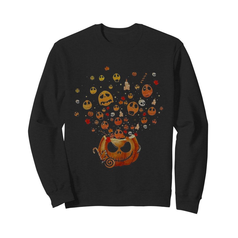 Jack Skellington Pumpkin Halloween  Unisex Sweatshirt