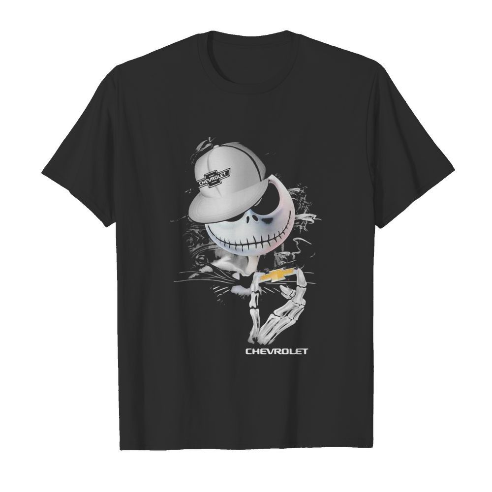 Jack skellington chevrolet logo halloween shirt