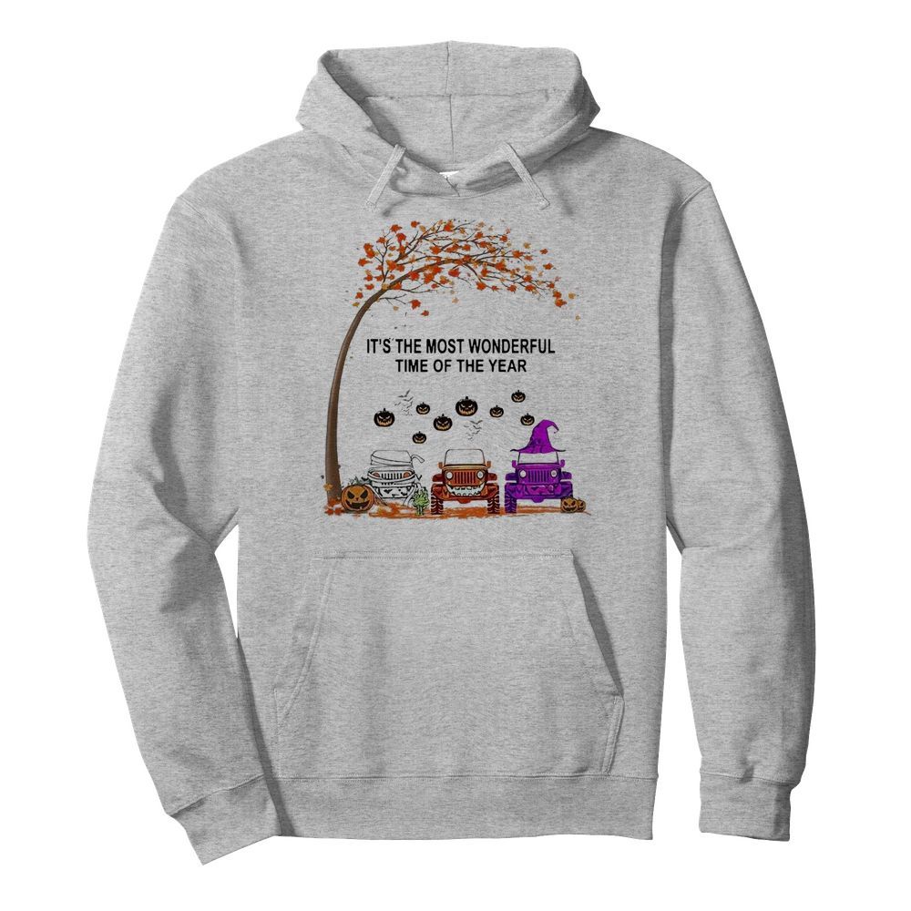 Jeep Is The Most Wondrful Time Of The Year Halloween  Unisex Hoodie