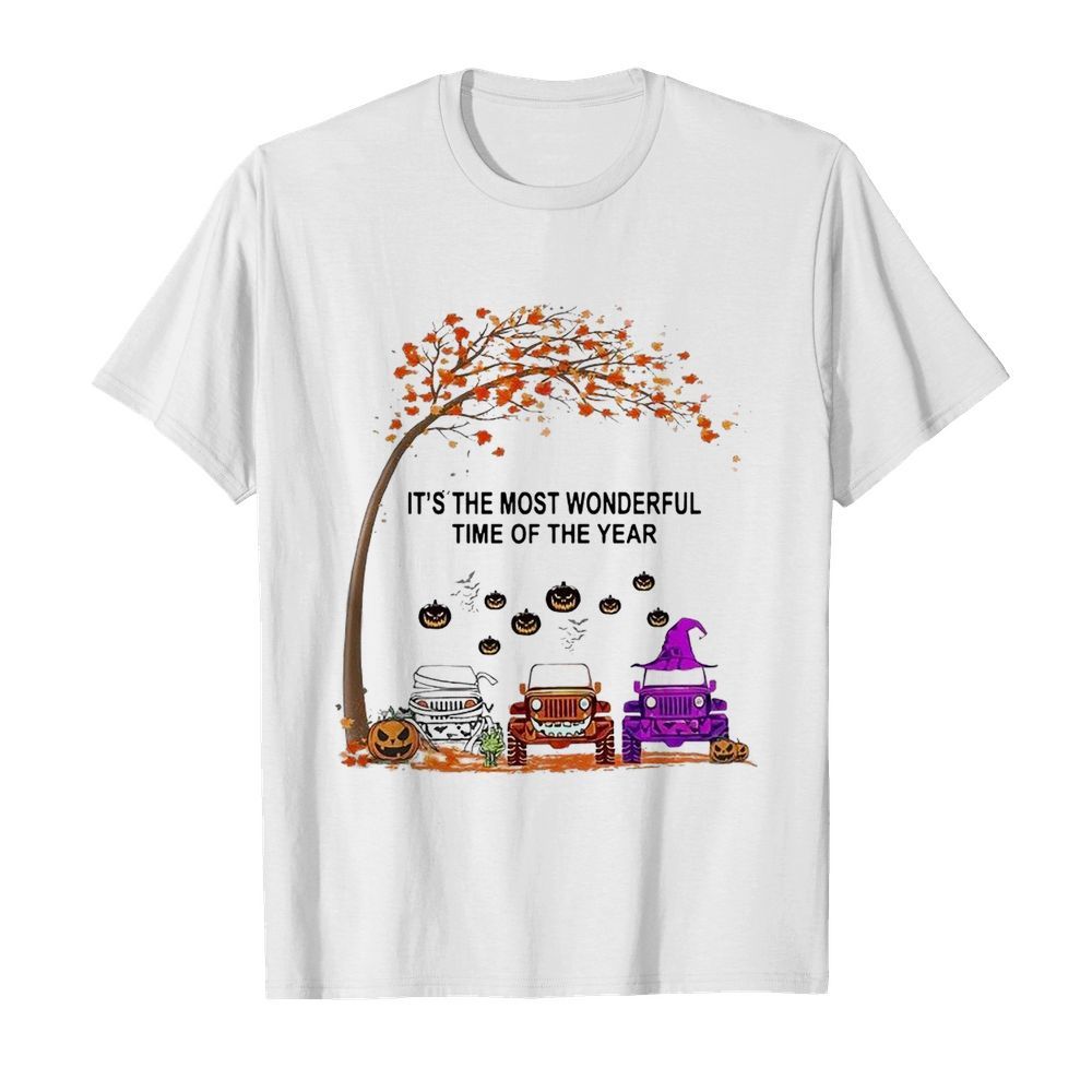 Jeep Is The Most Wondrful Time Of The Year Halloween  Classic Men's T-shirt