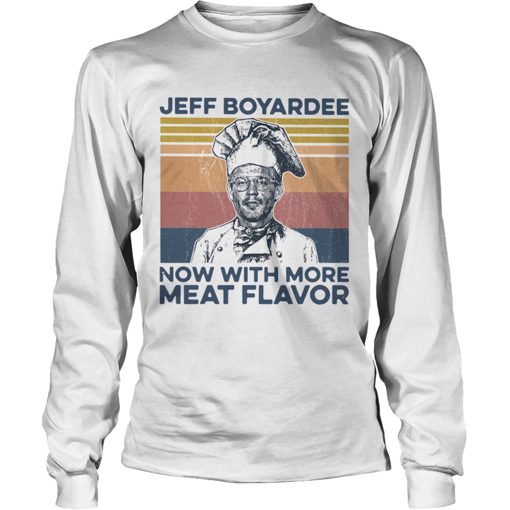 Jeff Boyardee Now With More Meat Flavor Vintage  Long Sleeve