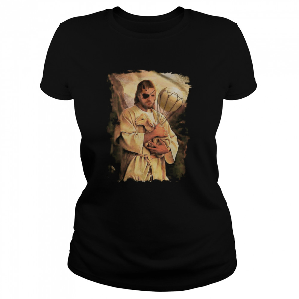 Jesus Hug Sheep  Classic Women's T-shirt