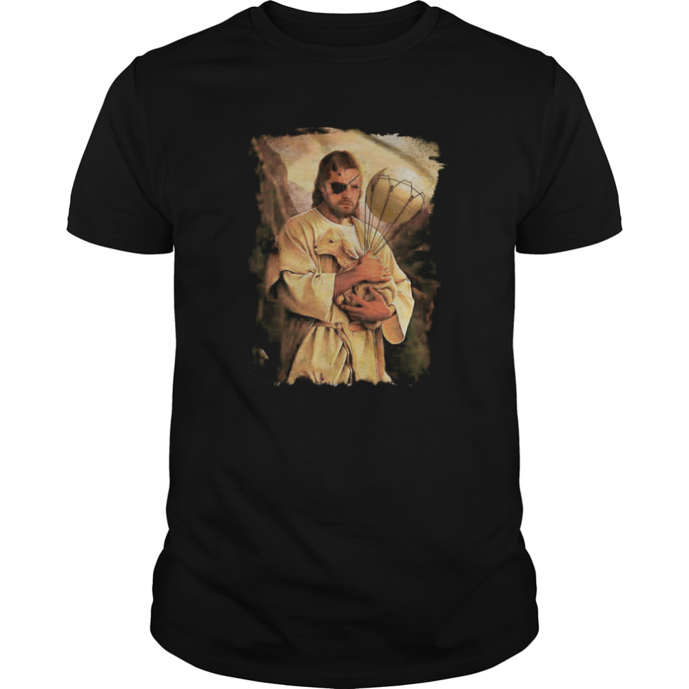 Jesus Hug Sheep  Classic Men's T-shirt