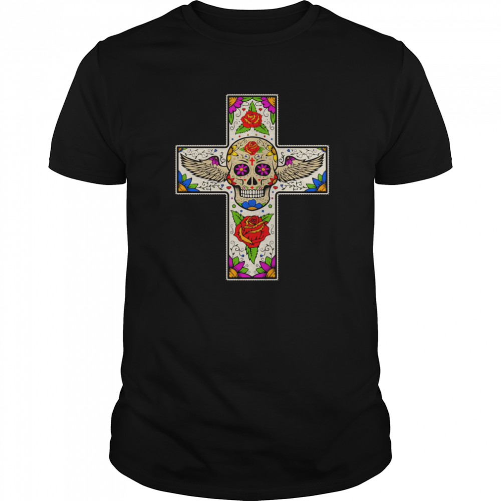 Jesus Sugar Skull Dia De Muertos Day Of Dead shirt