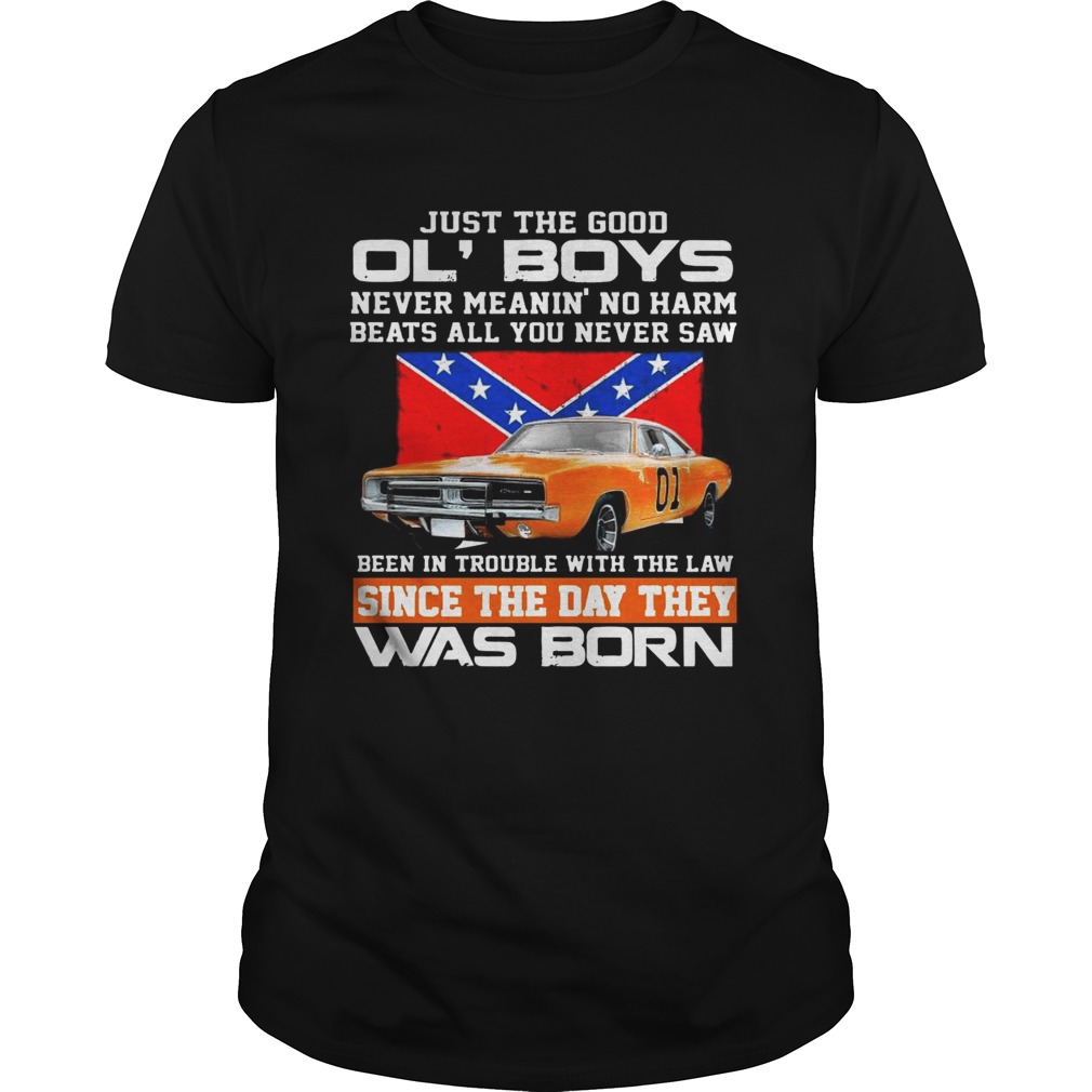 Just The Good Ol Boys Never Meanin No Harm Beats All You Never Saw shirt