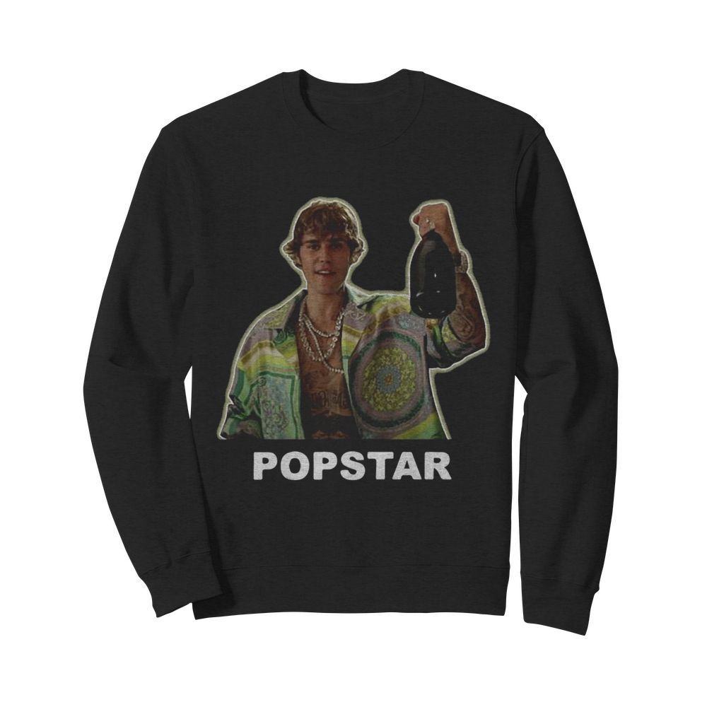 Justin Bieber Popstar  Unisex Sweatshirt