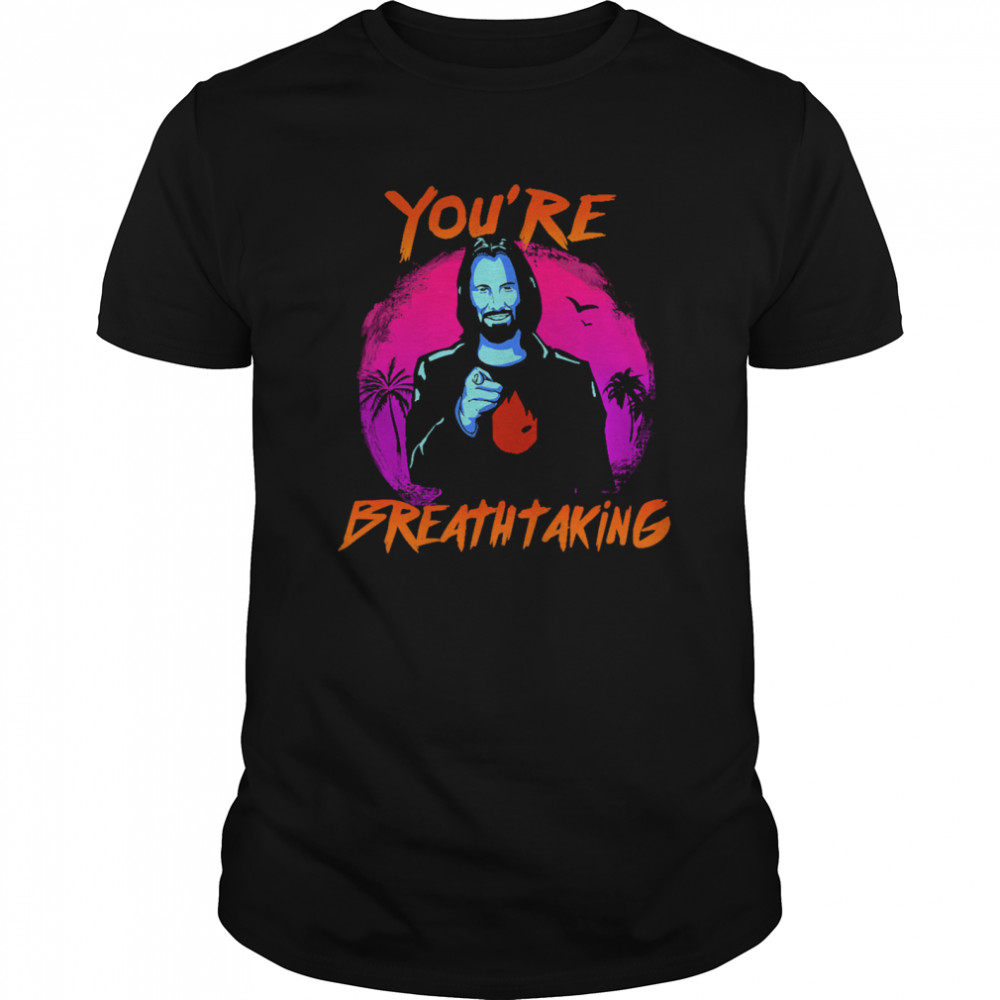 Keanu Reeves You're Breathtaking  Classic Men's T-shirt