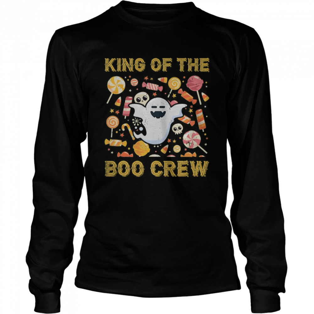 King Of The Boo Crew Costume Halloween  Long Sleeved T-shirt