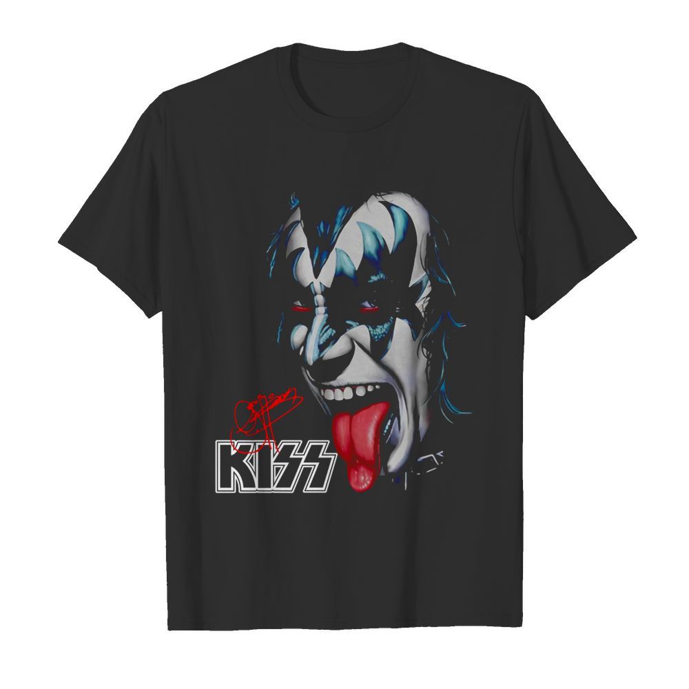 Kiss Band Face Signature shirt