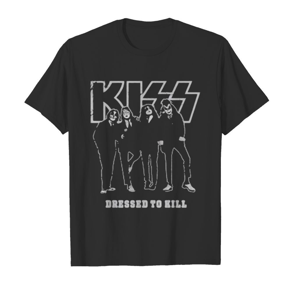 Kiss band dressed to kill shirt