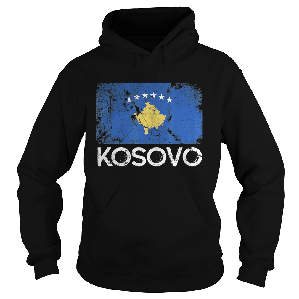 Kosovar Flag Vintage Made In Kosovo  Hoodie