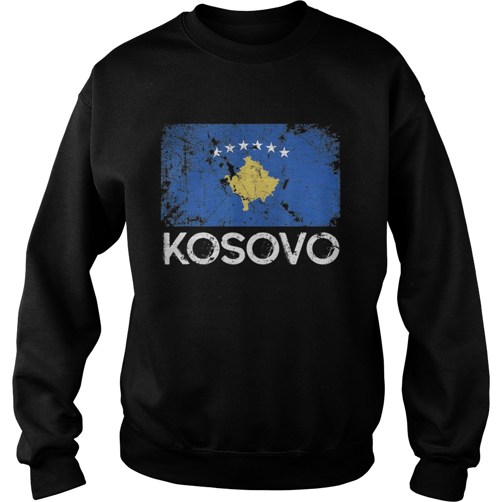 Kosovar Flag Vintage Made In Kosovo  Sweatshirt