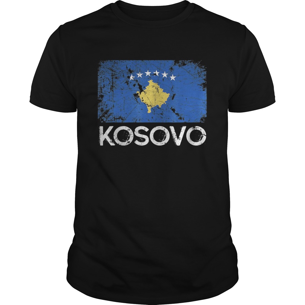 Kosovar Flag Vintage Made In Kosovo shirt