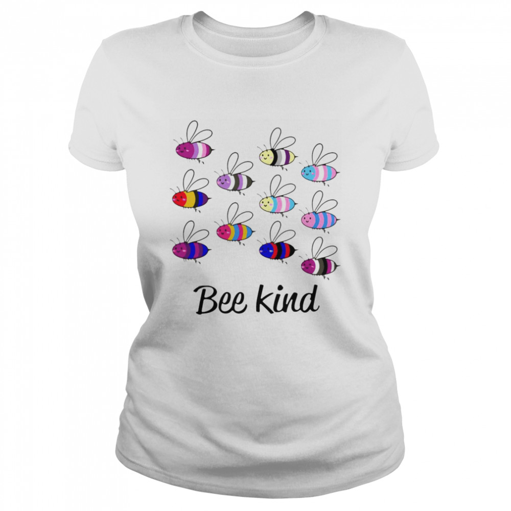 LGBT Bee Kind Gay Pride  Classic Women's T-shirt