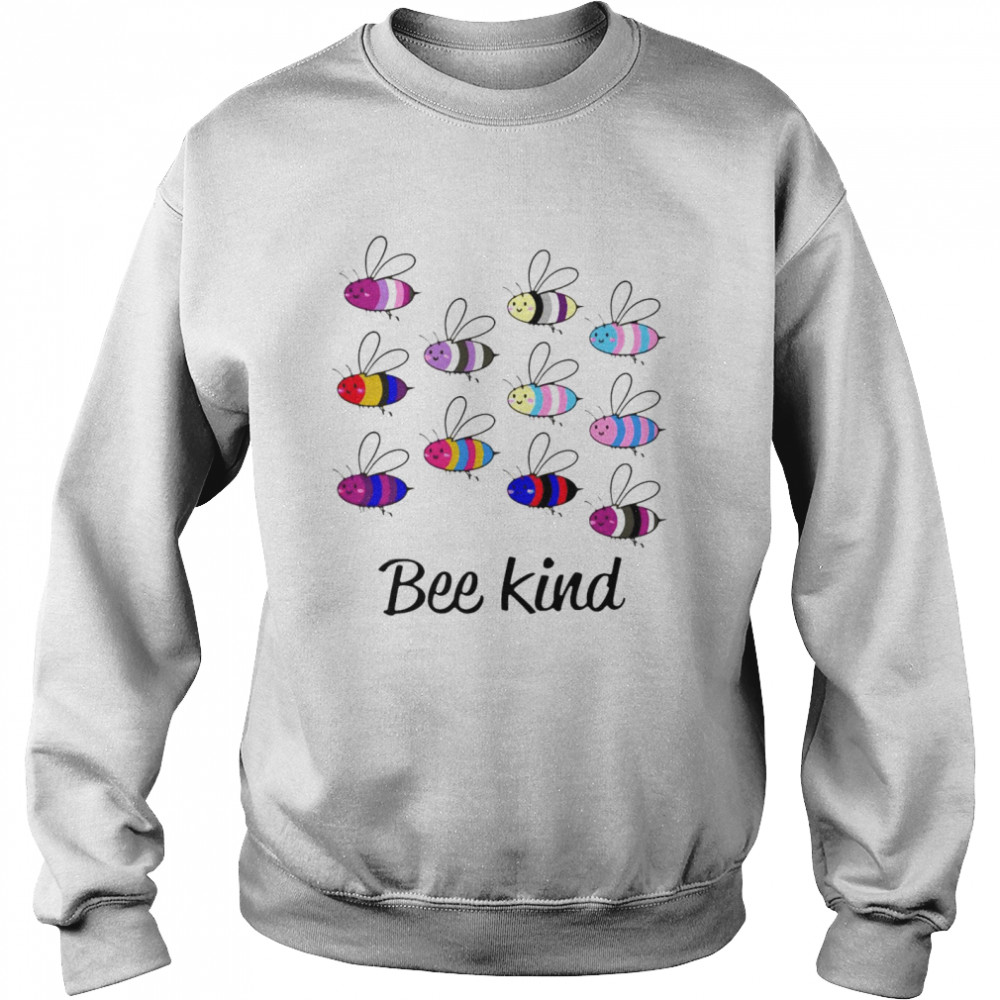 LGBT Bee Kind Gay Pride  Unisex Sweatshirt