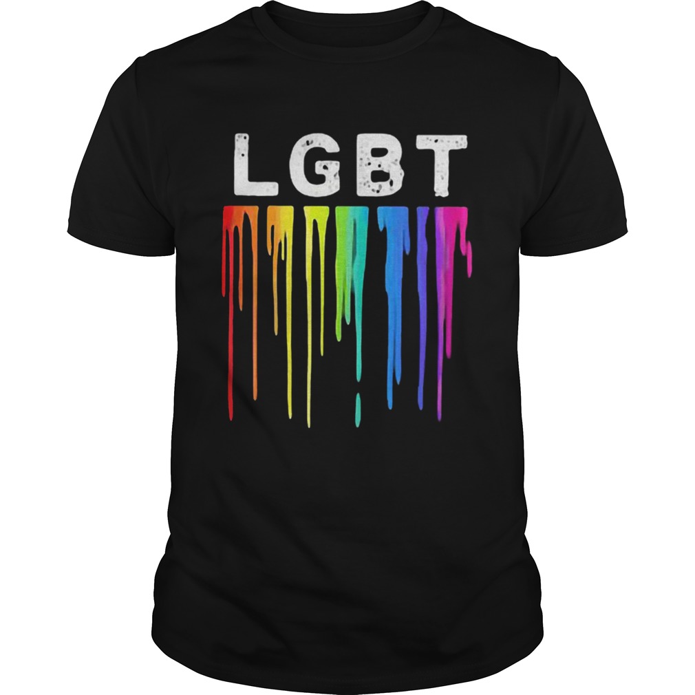 LGBT Flowing Paint Watercolor  Unisex