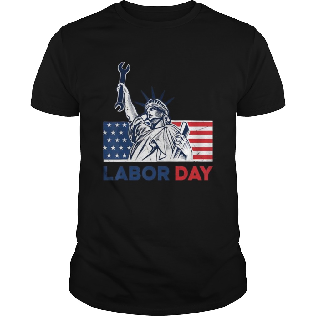 Labor Day American Flag Statue of Liberty Labor Day shirt