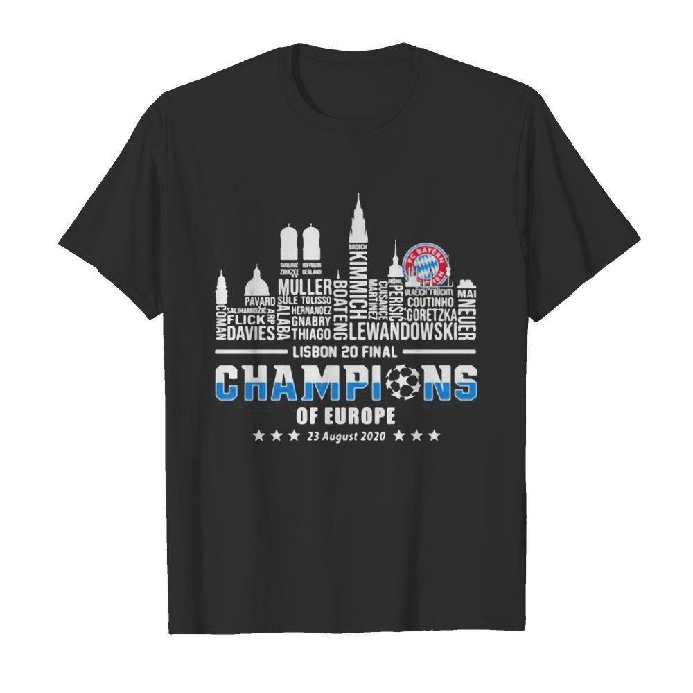 Lisbon 20 final champions of europe city stars shirt