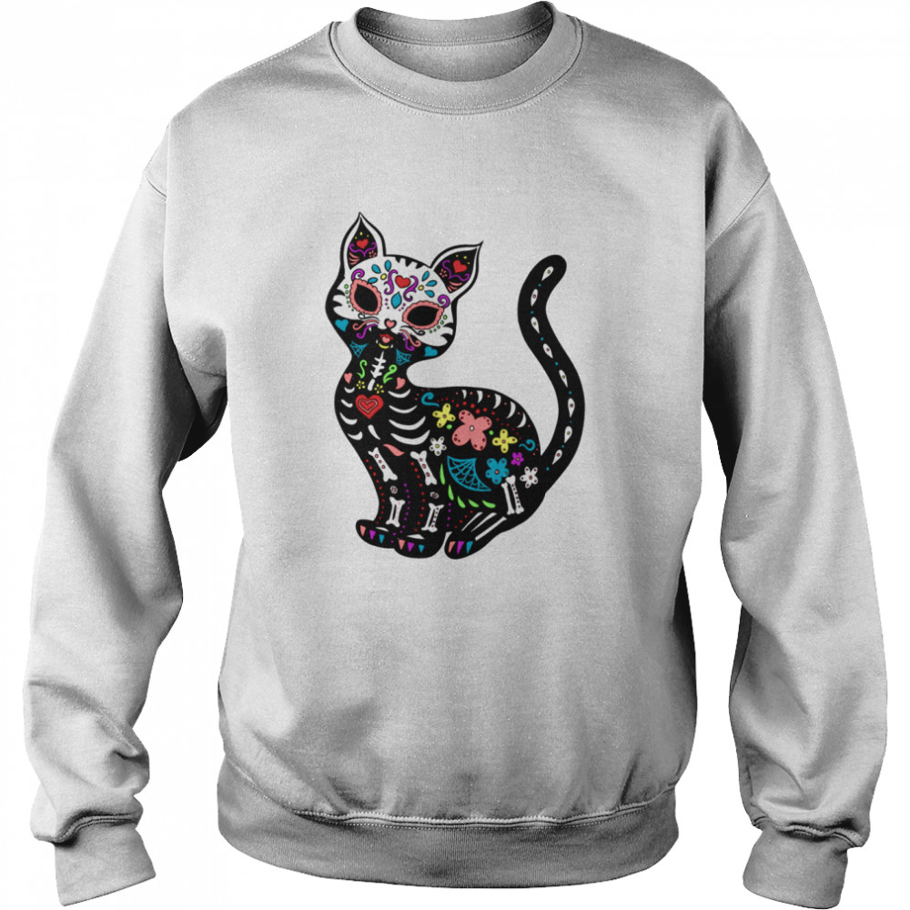 Los Muertos Gatos Mexican Holiday  Unisex Sweatshirt