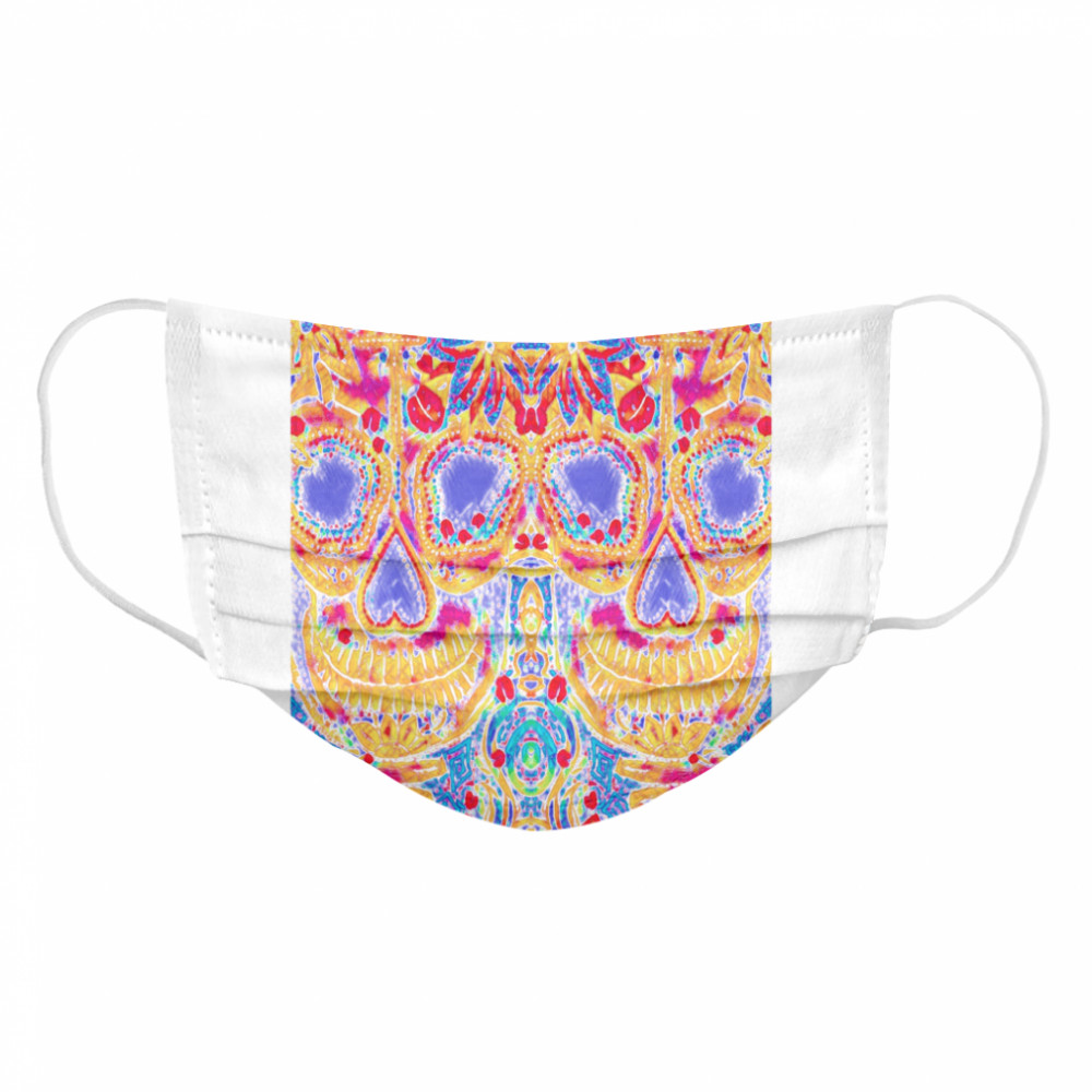 Los Muertos Sugar Skulls  Cloth Face Mask