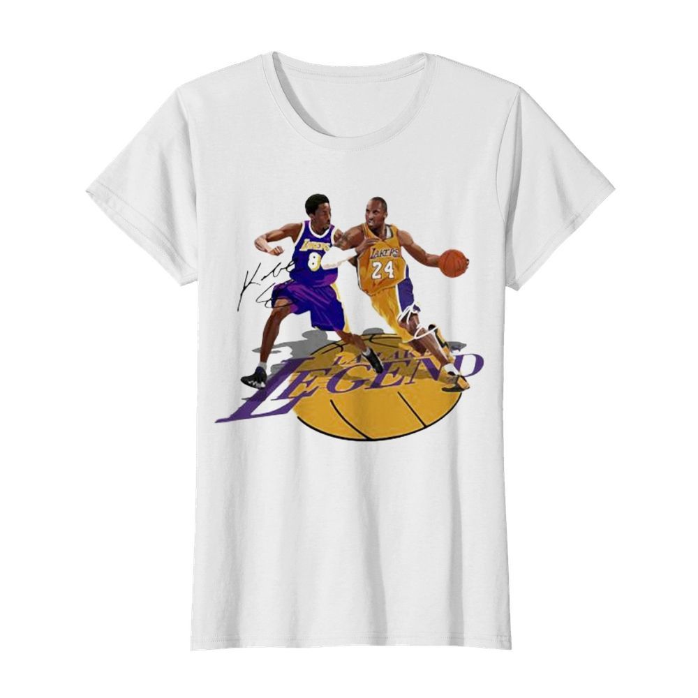 Los angeles lakers lake legends signatures  Classic Women's T-shirt