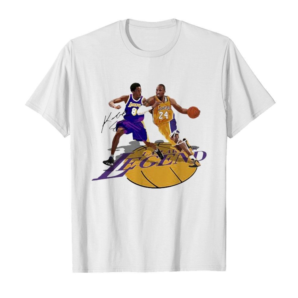 Los angeles lakers lake legends signatures  Classic Men's T-shirt