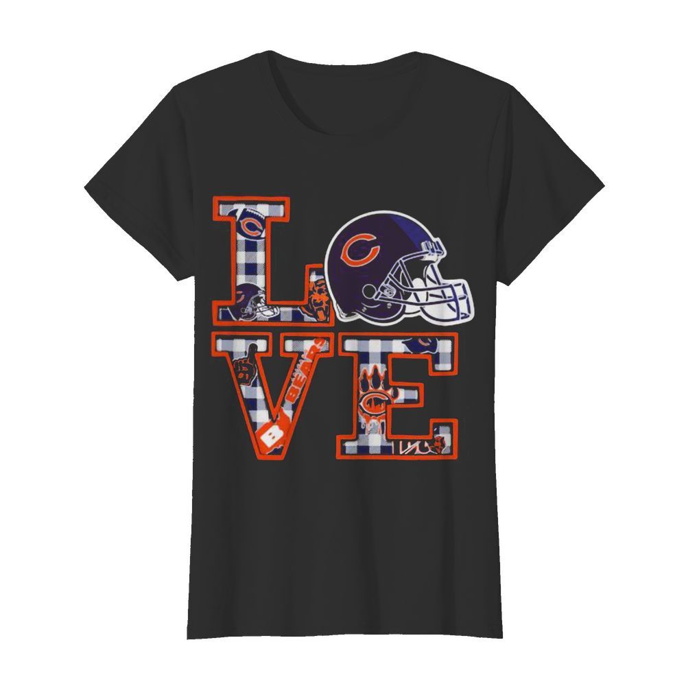 Love chicago bears football  Classic Women's T-shirt