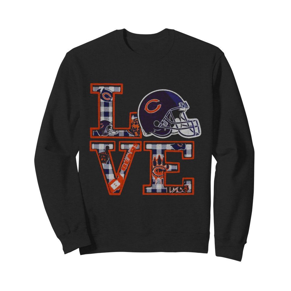 Love chicago bears football  Unisex Sweatshirt