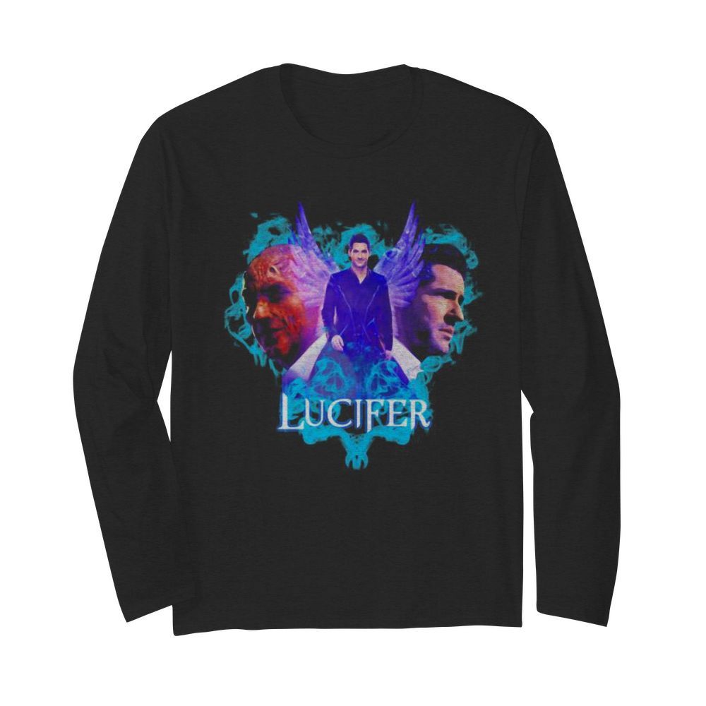 Lucifer tom ellis wings actors movie  Long Sleeved T-shirt 