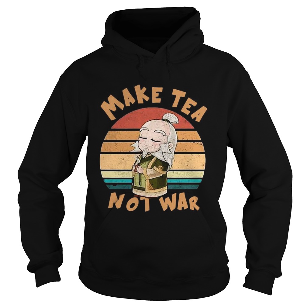 Make Tea Not War Vintage  Hoodie