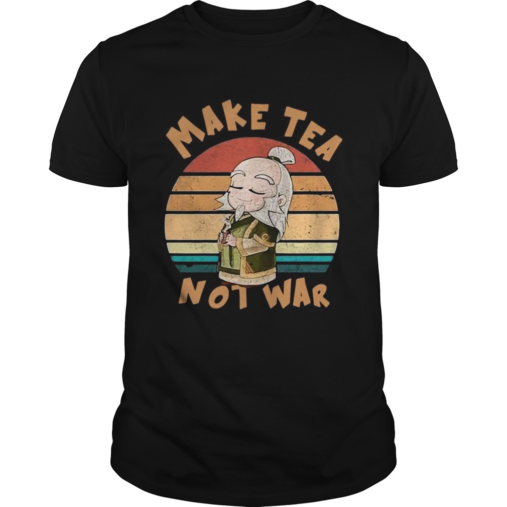 Make Tea Not War Vintage  Unisex